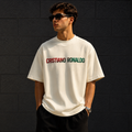 Cristiano Ronaldo Premium Oversized T-Shirt – Off White