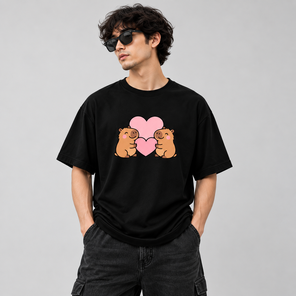 CapyBara Couple Tees