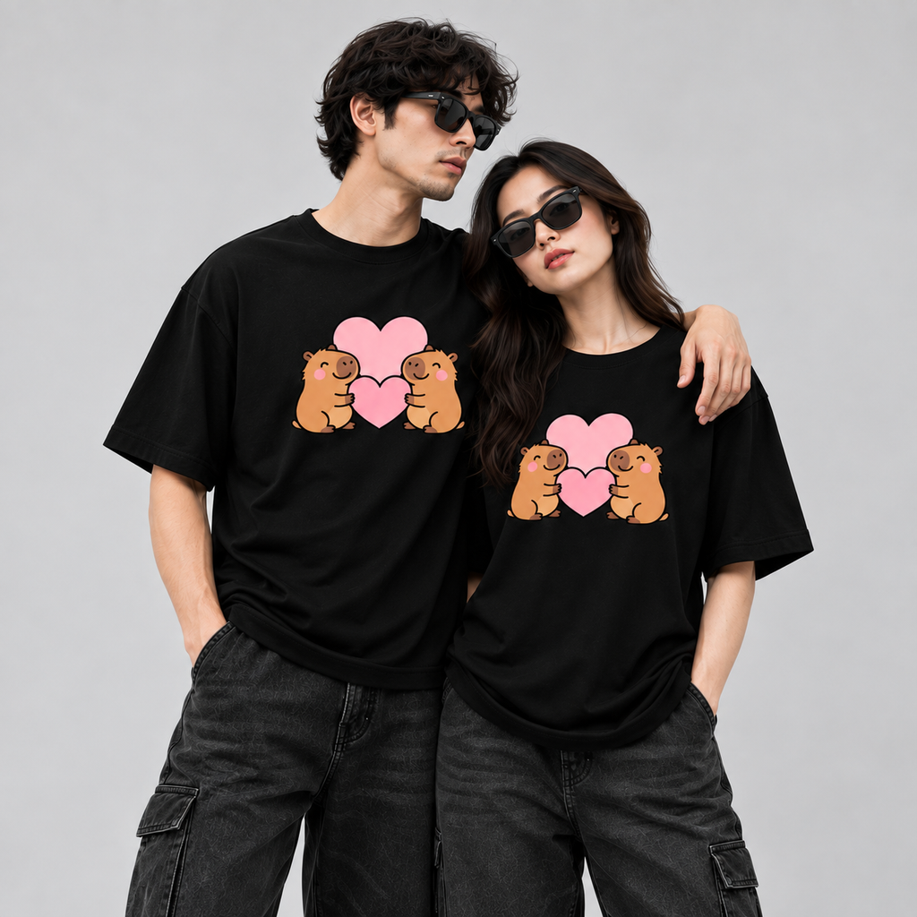 CapyBara Couple Tees
