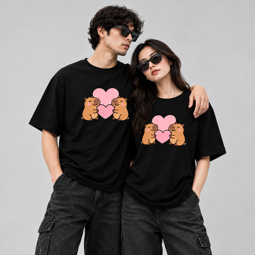 CapyBara Couple Tees