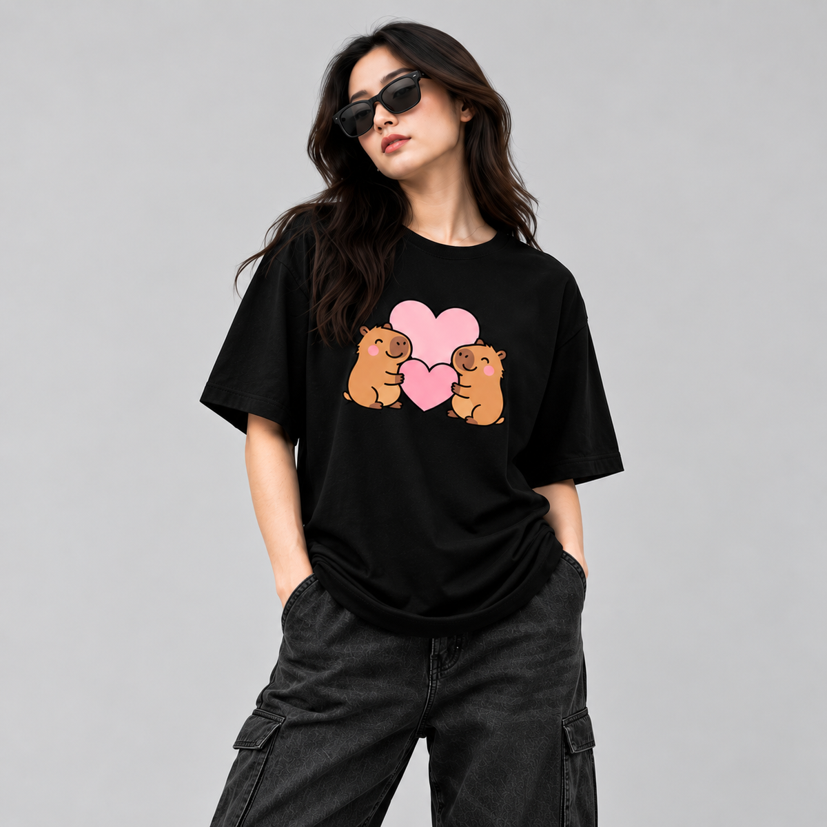 CapyBara Couple Tees