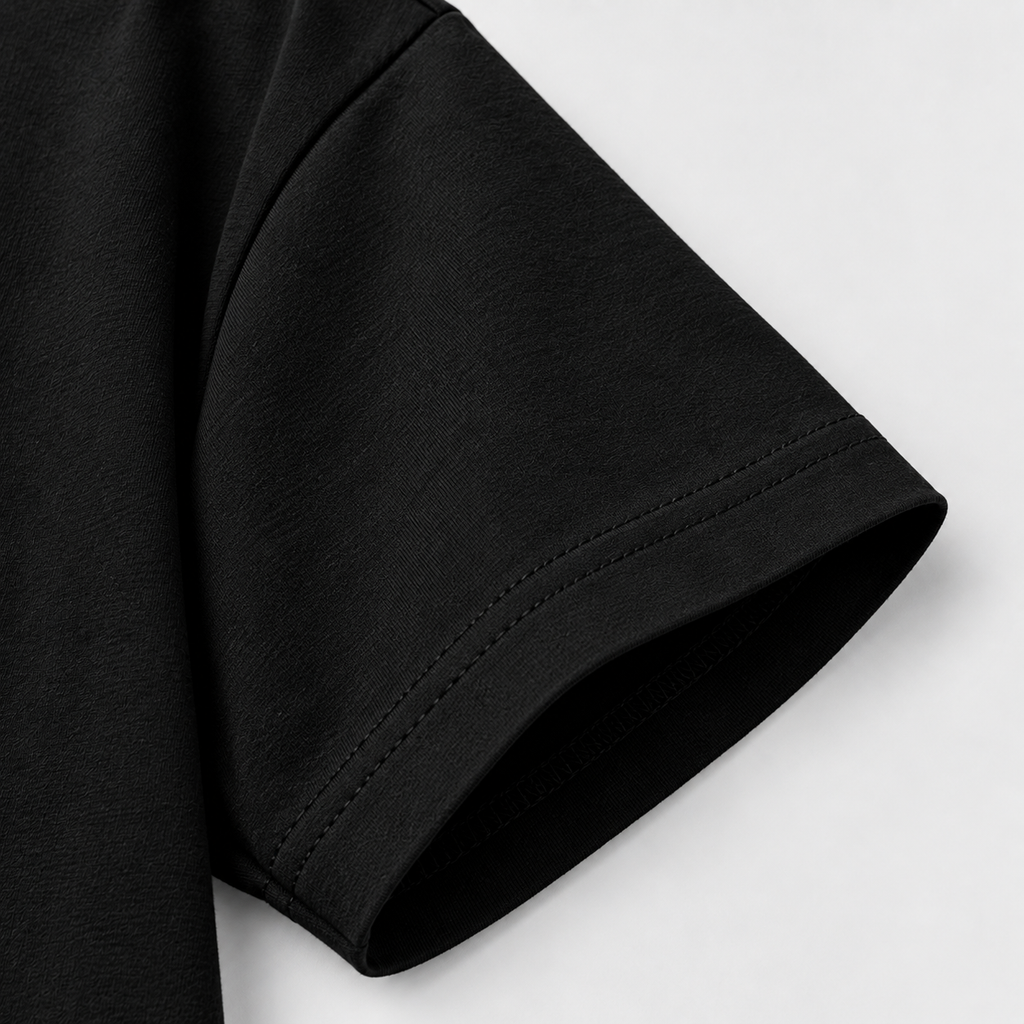 Spidy Black Oversized Graphic T-Shirt