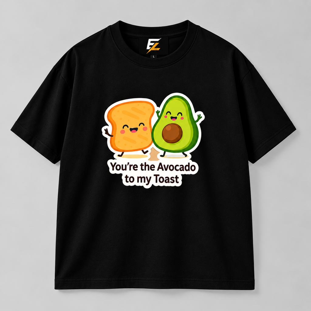 Avocado Couple Tees - Black