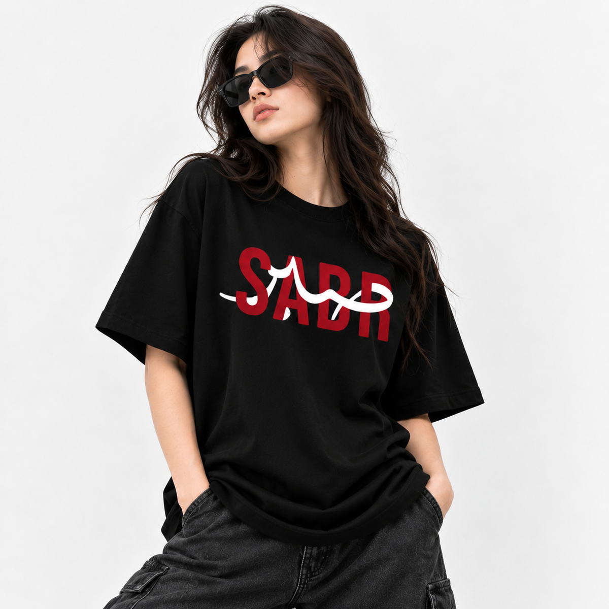 SABR Oversized T-Shirt – Black